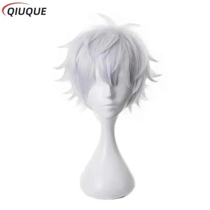 2025 11 110-3XL 블랙/블루 고죠 사토루 코스프레 의상 눈가리개 가발 안경 애니메이션 할로윈 파티 남성 어린이 유니폼