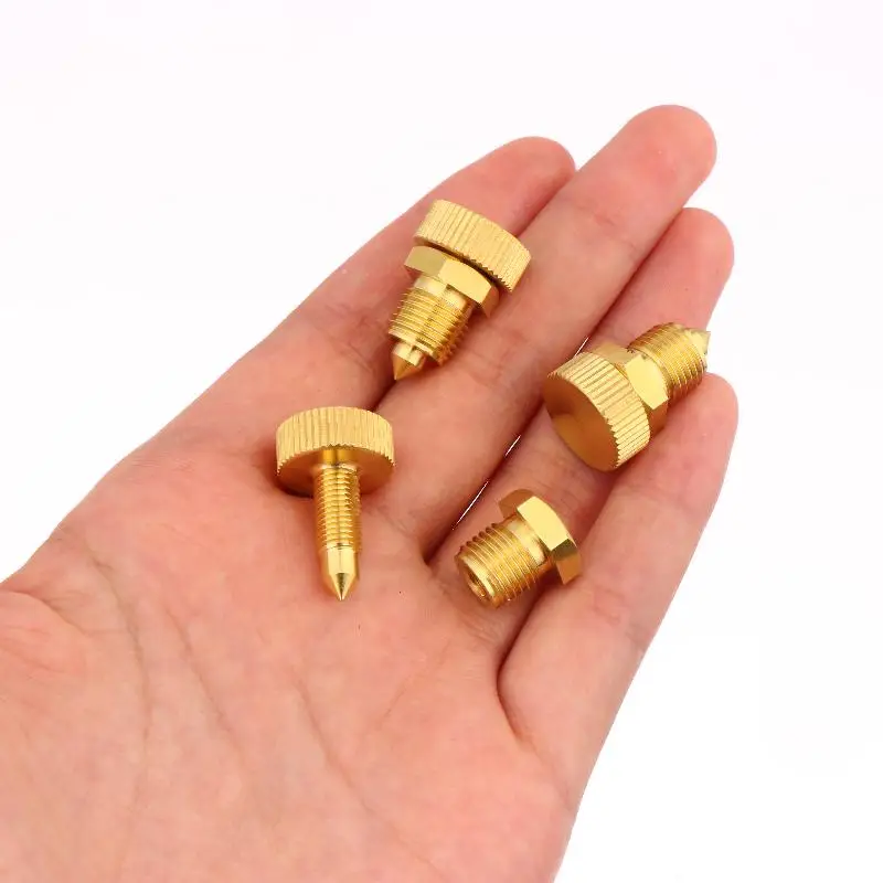 3Pcs High Pressure Air Bleed Screw Copper Safety Bleeder Valve 3-Stage Pump Spare Replacement PCP Air Pumps Parts