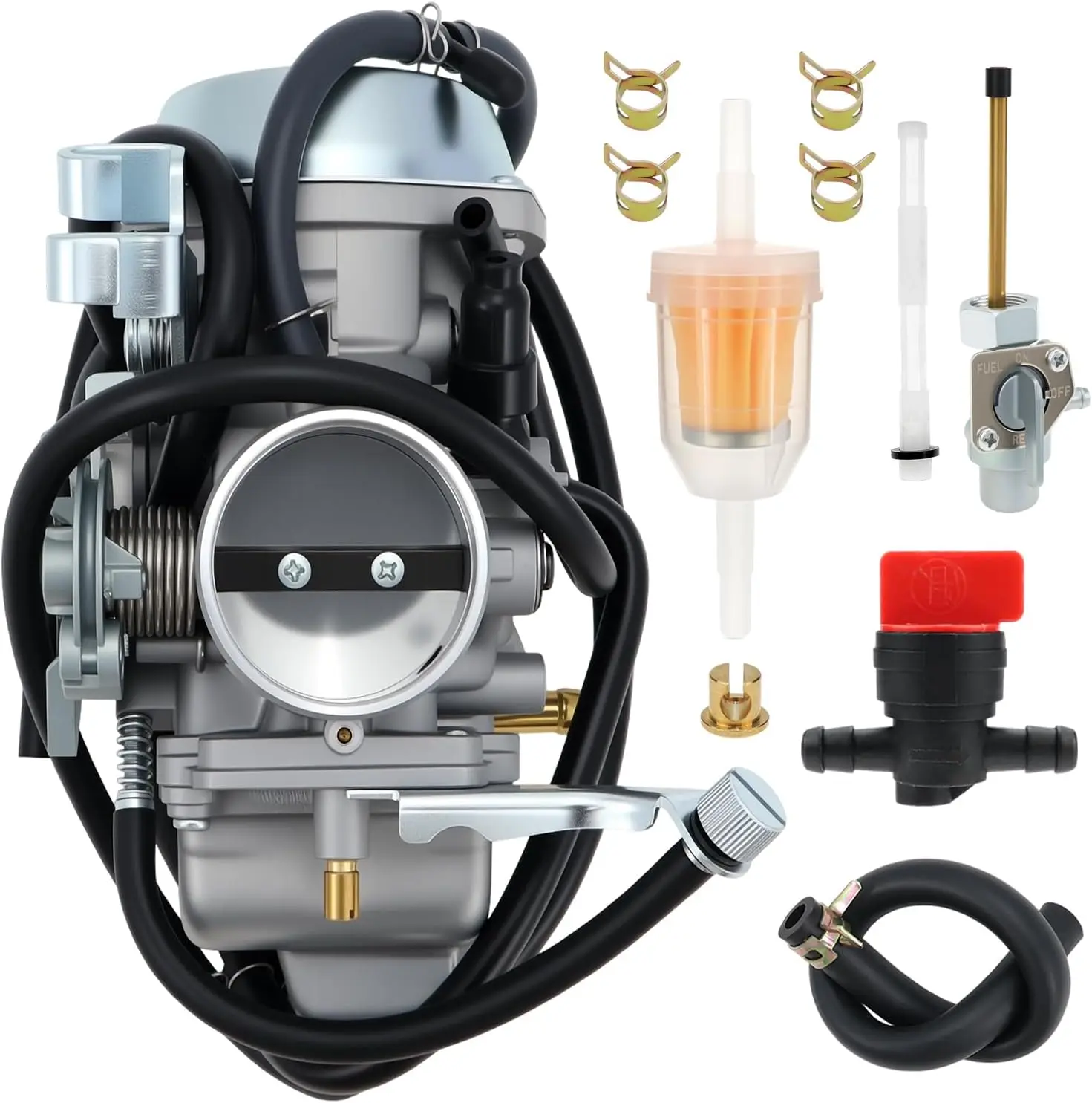 

Carburetor for Honda XR650L 1993-2012 Replace 16100-MY6-772 16100-MY6-670 16100-MY6-671 16100-MY6-771 Carb with Valve Petcock