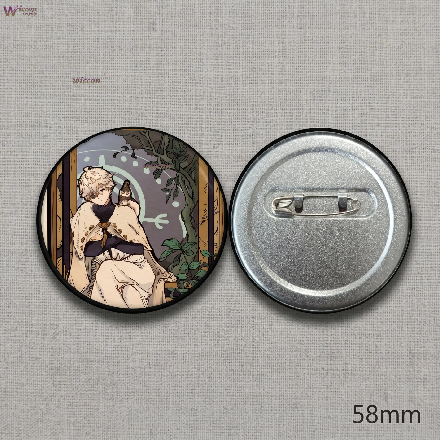 YesOk Witch Hat Atelier Kiefley Badge Anime Brooch Cifer Keychain Collectible Tongari Boushi no Atelier Coco Qifli Kawaii Stand