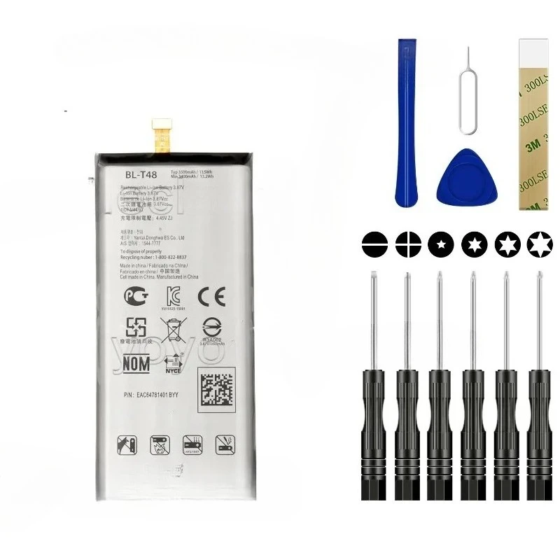 

For LM-Q730TM LGQ730TM Battery BL-T48 Replacement