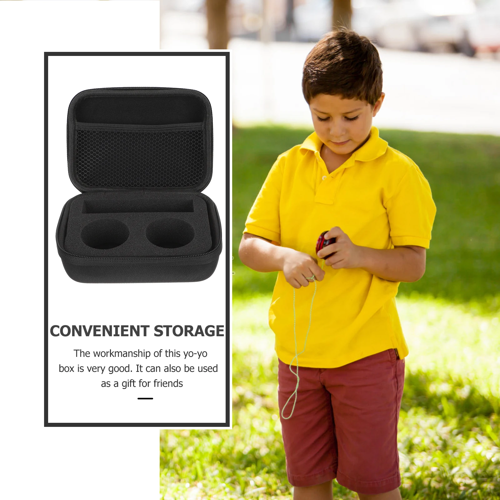 Yoyo Storage Holder Lightweight Durable Portable Storage Bag Easy Carry for Travel School Party Yoyo Ball Case