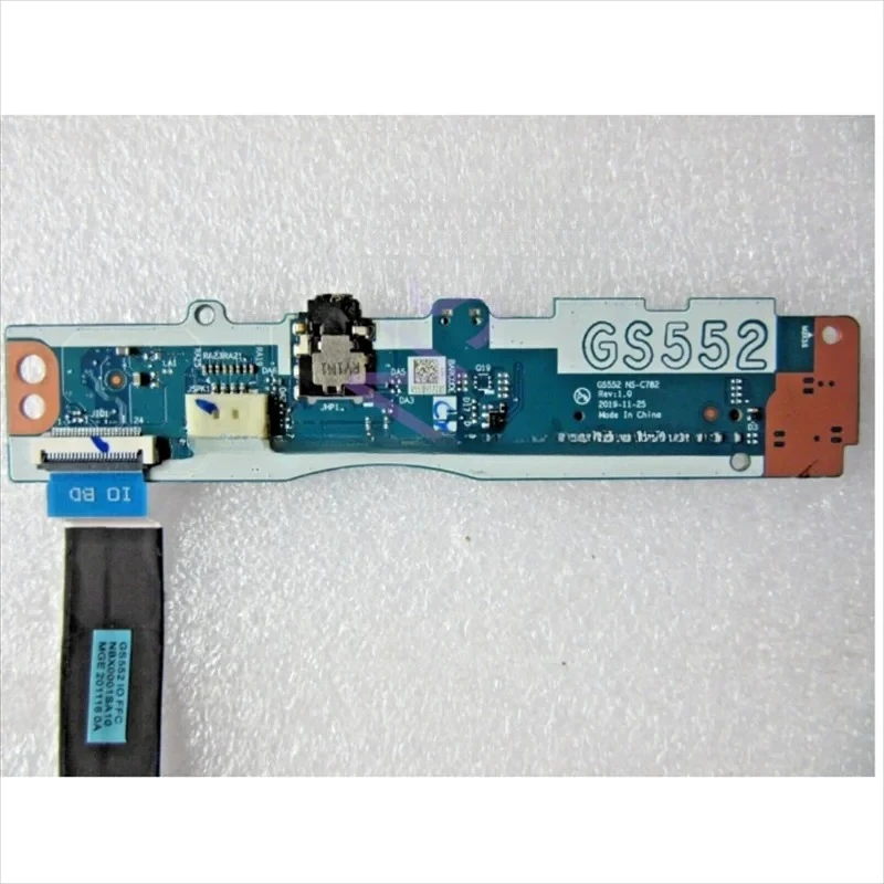 Original FOR GS452 GS552 NS-C781 For Lenovo Ideapad 3-14ITL05 14IGL05 Switch Audio Interface Board 100% Test Ok