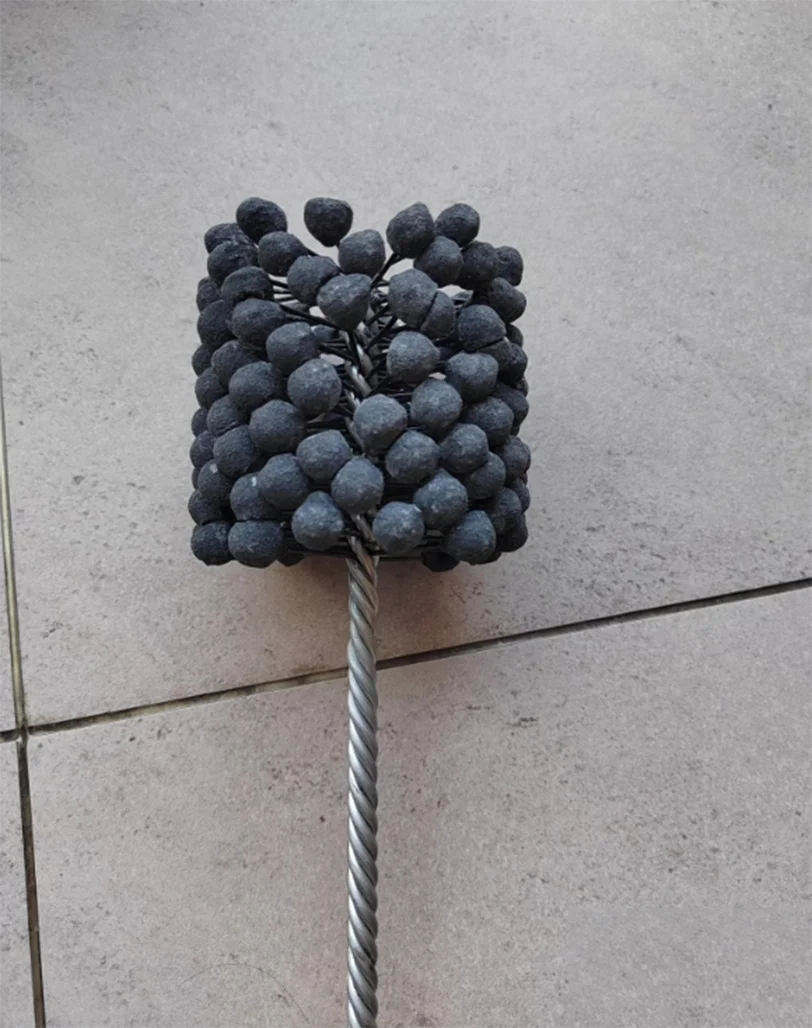1pc 3‑110mm Flexible Honing Brush 320 Grit Silicon Carbide Diameter for Valve Guides Cylinders Bearings Deburring 1pc