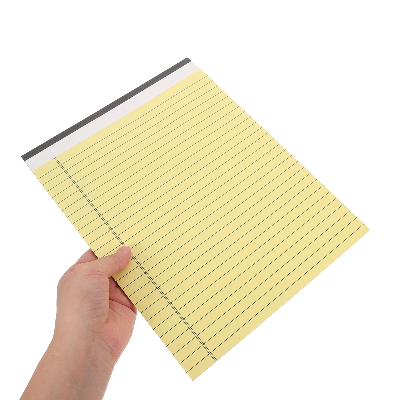 10 قطعة منصات قانونية ورقة صفراء كبيرة 203x280 مللي متر على الوجهين المسيل للدموع اصطف دفاتر الملاحظات لمكتب المدرسة-خذ #6