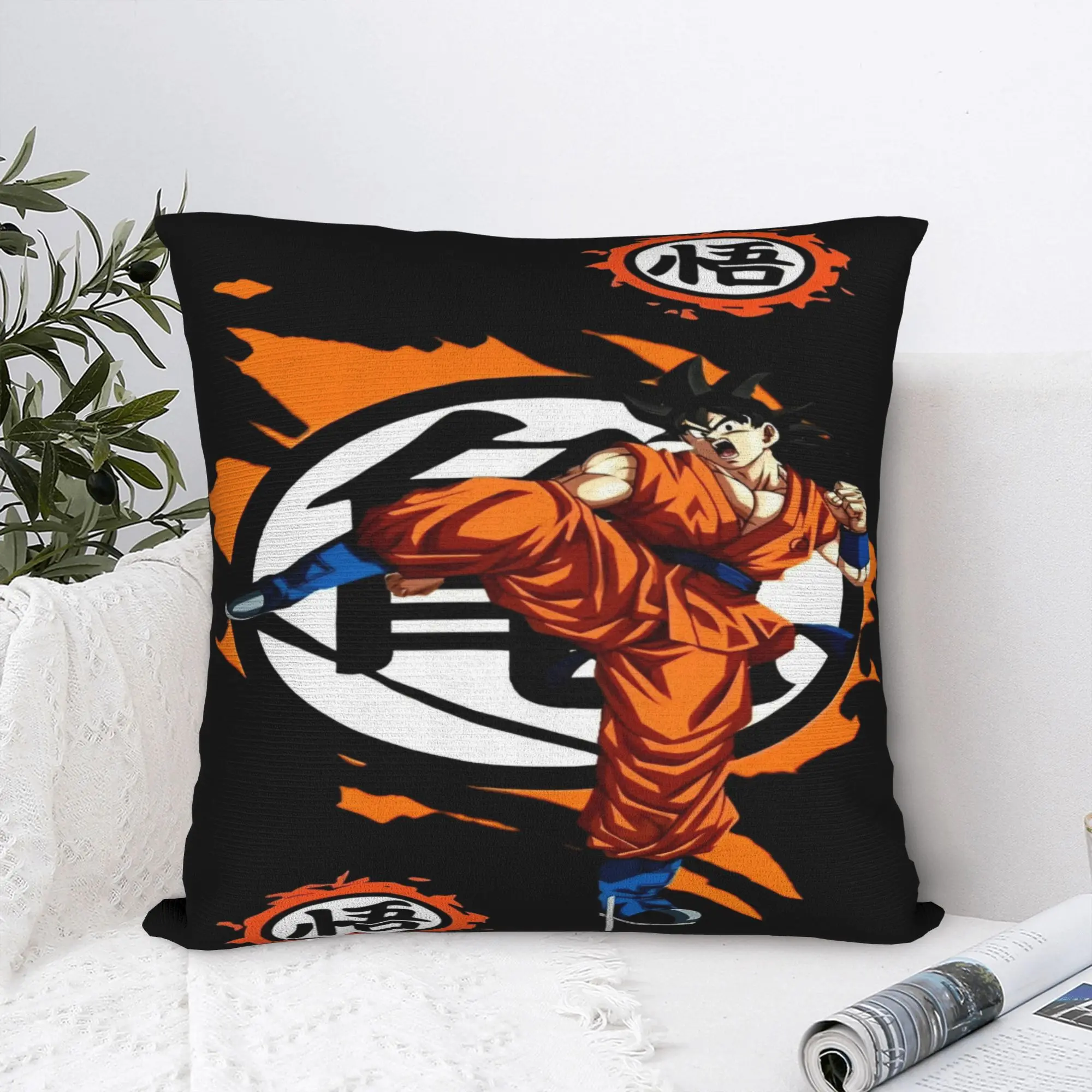 Anime D-Dragons B-Balls (31) Pillow Cover  Graphic Cushion Cover Novelty Pillow Case For Sofa Car Home Decor