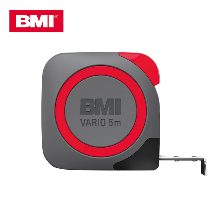 

BMI 2m/3m/5m/8m Precision Tape Measure with mm Graduation,Retractable for Designer, Decorator ABS Plastic Encases NO.411 5418