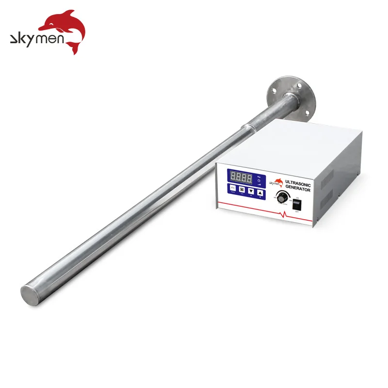 28/40kHz Submersible Ultrasonic Vibration Rod 150-1800W Industrial Ultrasonic Transducer Bar With Generator For Degreasing