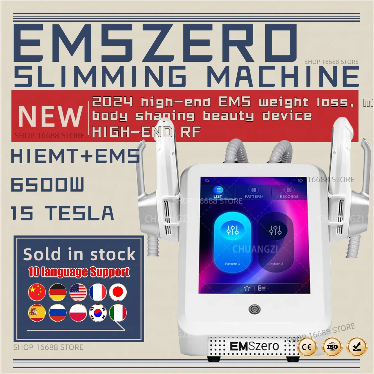 

EMSZERO NEO RF Slimming Machine 2024 EMS Body Sculpting Fat Burning EMSSLIM Nova Weight Lose Electromagnetic Muscle