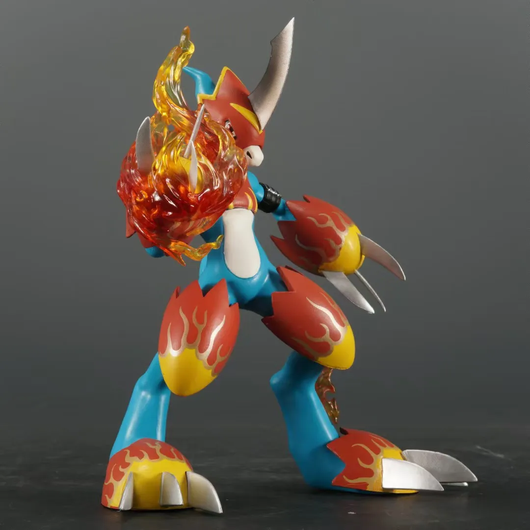 Figura de monstruo Digital de 18cm, figura de Fladramon Gk Digimon, figura de acción coleccionable, decoración de dibujos animados, modelo, juguete para niños, regalo de Navidad