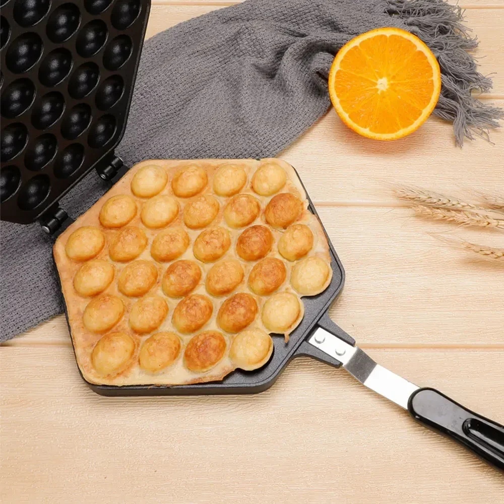 Non-stick Coating DIY Muffins Plate QQ Egg Bubble Cake Baking Pan Mold Eggettes Iron Aluminum Hongkong Waffle Maker Mould