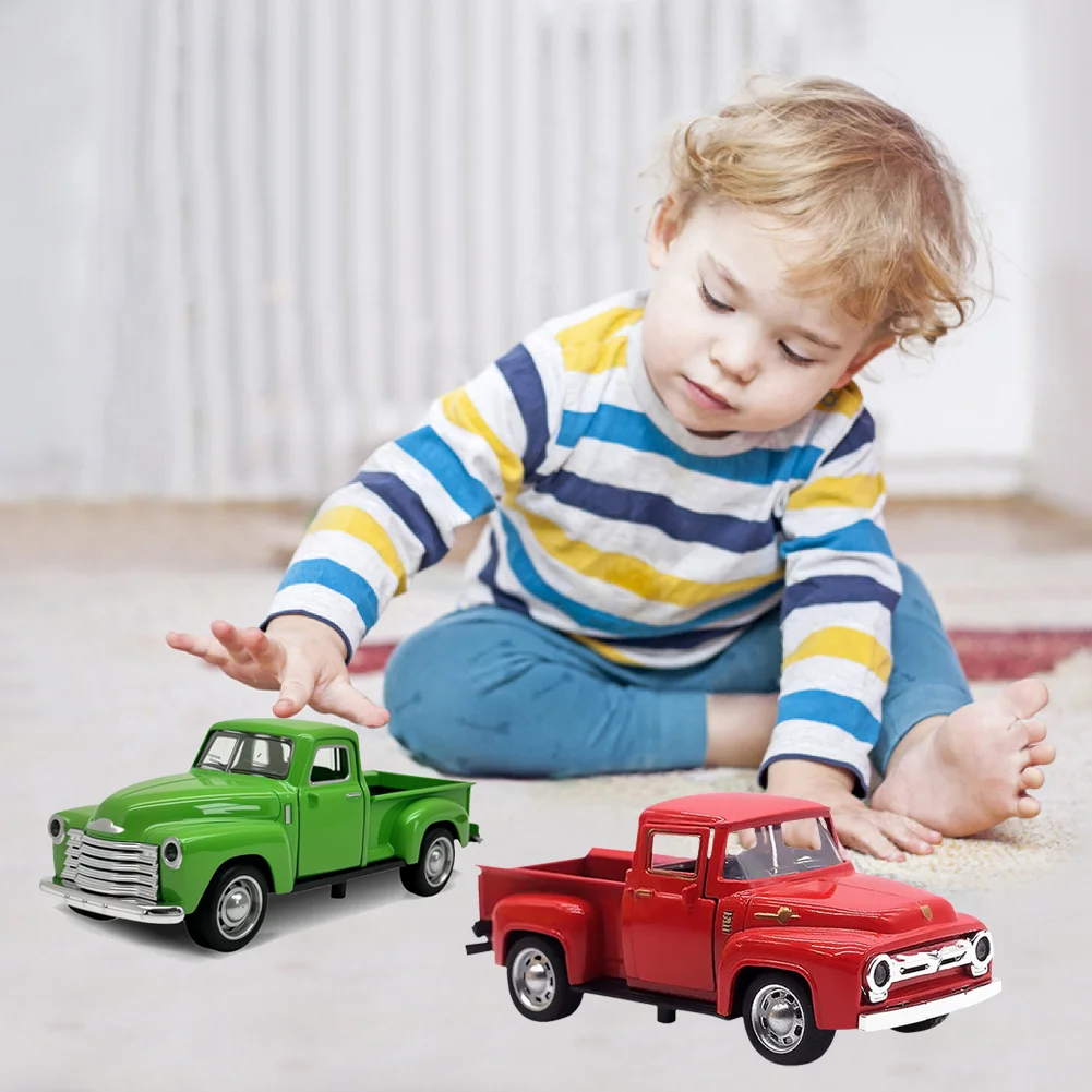 Red Alloy Toy Truck for Kids 2-8 5