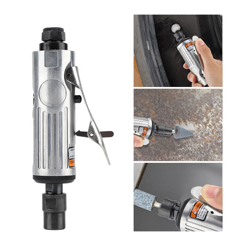 A96I-1/4 بوصة ضاغط هواء للسيارة 90Psi طاحونة آلة Tirel الروتاري حجر مجموعة أدوات عالية السرعة تلميع أداة هوائية