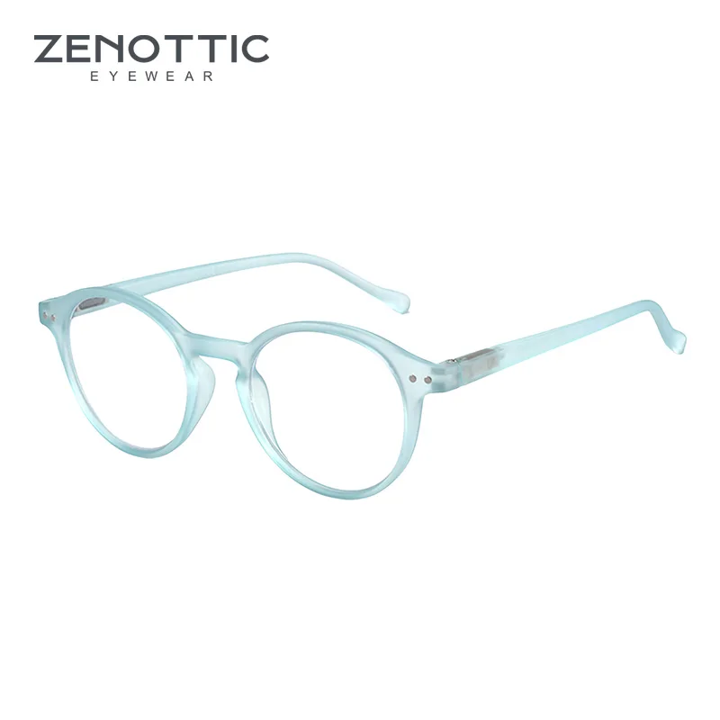  ZENOTTIC Retro kleine runde Korrektionsbrille, kreisförmige progressive Brille, photochrome optische Brille für Damen und Herren – Detail 10