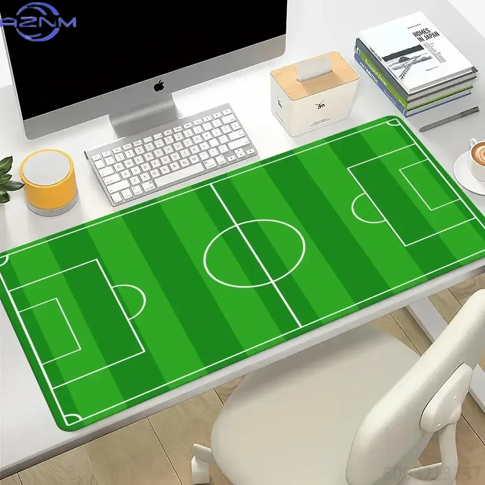 1PCS Striped Football Field Large Locked Desk Mat Mouse Pad for Gaming & Office Use