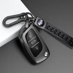 TPU Car Flip Key Case Cover Shell Fob For Peugeot 306 407 807 For Citroen C1 C2 C3 C4 C5 DS3 DS4 DS5 DS6 Protector Accessories