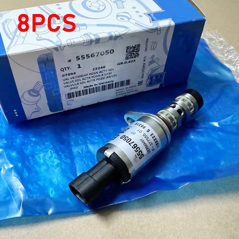 

8PCS Engine Variable Valve Timing VVT Solenoid 55567050 For Chevrolet Cruze 1.6L 1.8L Trax Aveo Buick Vauxhall Opel Astra Zafira