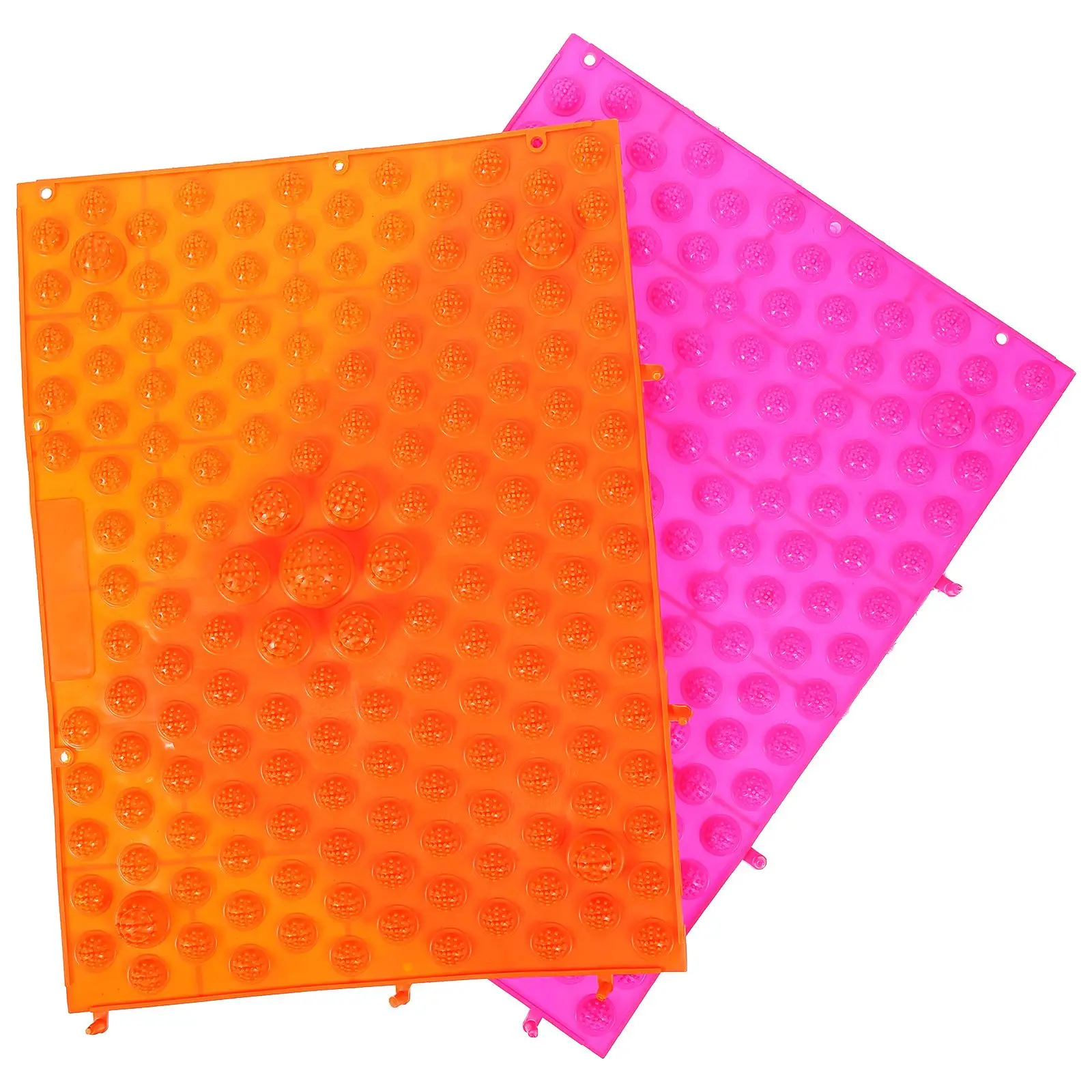 

2 Pcs Acupressure Board Foot Massage Mat Home Use Massager Wooden Outdoor Care Feet Tpe Practical