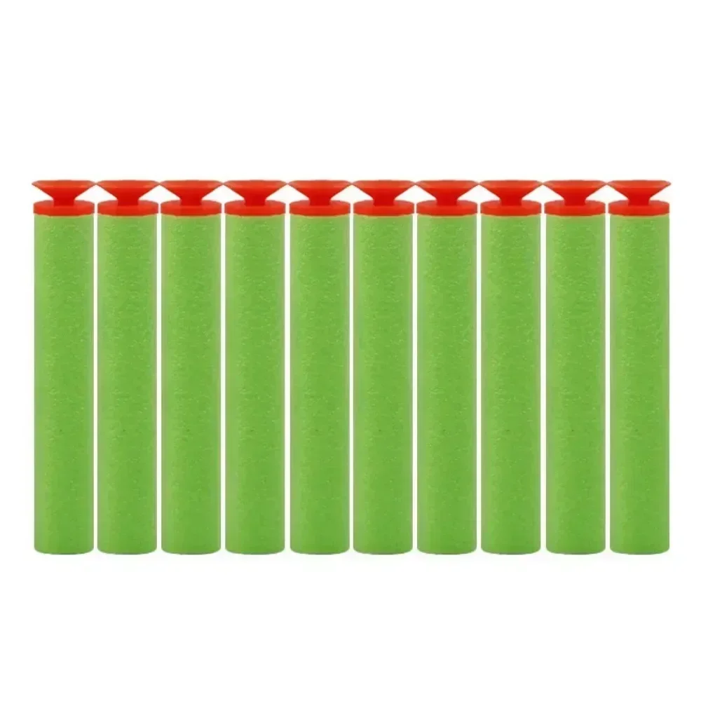 kaevixdio AJGreen Sucker Head Bullets 7.2cm For N-strike Elite Series Blasters Foam EVA Refill Darts Kids Toy Guns Accessories