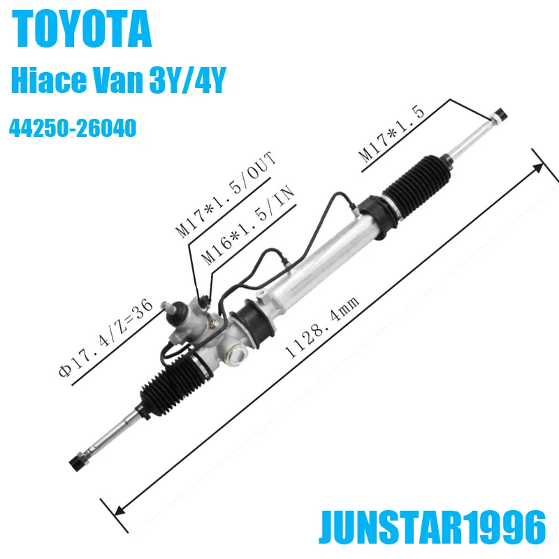 Hiace Van 3Y/4Y 44250-26040 RHD steering rack