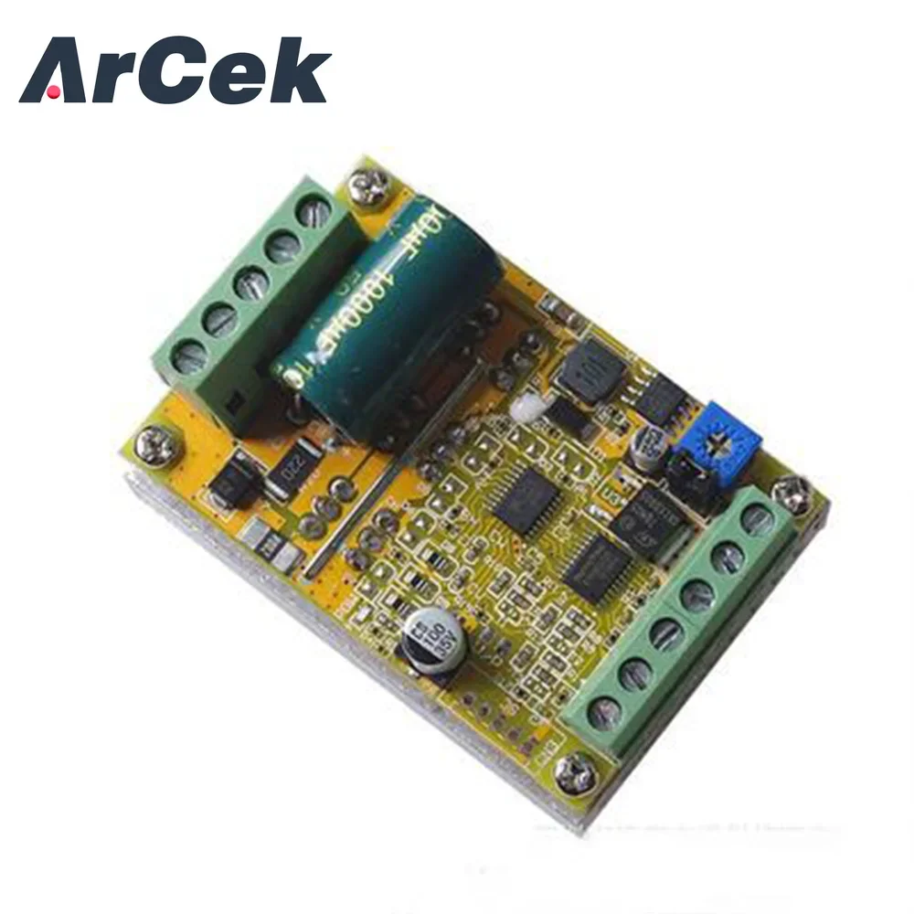 DC 6.5-50V 380W BLDC 3 Phase Brushless Motor Driver Hallless DC Motor Drive Board Speed Controller Module PWM Signal Input