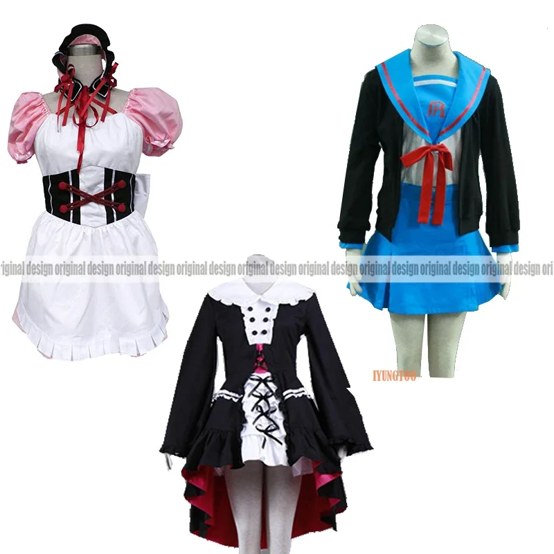 

Haruhi Suzumiya Kyon Haruhi Suzumiya Yuki Nagato Clothing Cosplay Costume,Customized Accepted