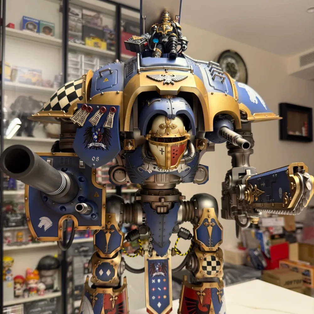 

JOYTOY Warhammer 40K Imperial Knights House Terryn Knight Paladin Action Figure Handsome Collectible Anime Model Desktop Decor