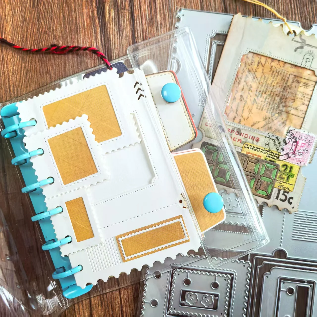 

【GOGOCRAFT】JM041 Пленочная страница (A7) - Вырубные штампы для JunkJournal Скрапбукинг PaperDIY Оригинальный дизайн