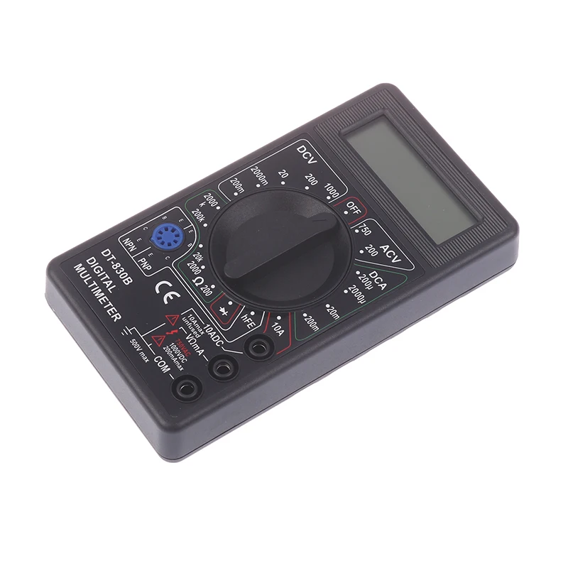 1PC LCD Auto Range Digital Voltmeter Multimeter Ohmmeter Volt Tester Measure Voltage AC/DC Voltage Current Capacitance Frequency