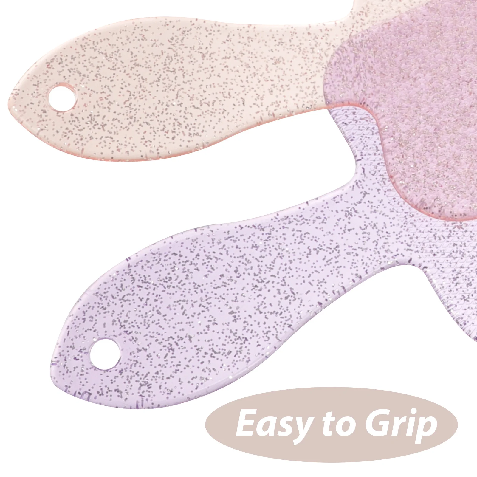 

2Pcs Hair Coloring Paddle Flash Silver Highlighting Board for Salon Professional Results Even Distribution Highlighting Board