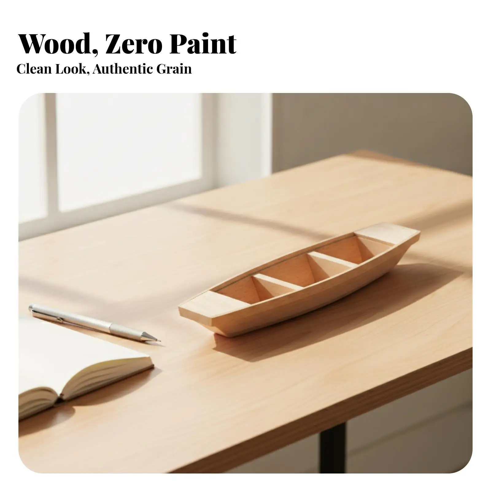 Small Wooden Boat Model Open Hull Unpainted Sailboat for Creative Home Decor