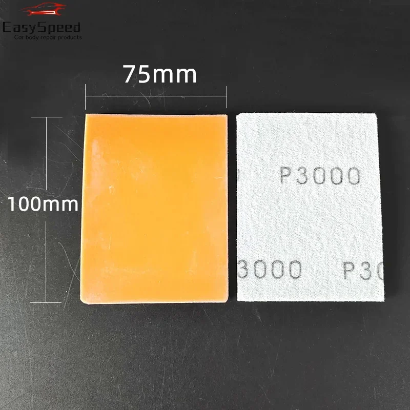 75/100mm Foam Sponge Pads Sandpapers Sanding Block  Dry Polishing  Car Bodywork Fine Coarse Grit Abrasive Tools
