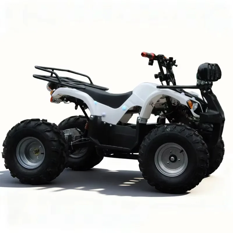 750W 48V Kids Electric ATV Quad 4 Wheeler, Automatic Shaft Drive Mini Quad Bike for Children, All-Terrain Outdoor Off-Road