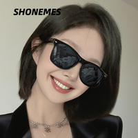 SHONEMES Polarized Women Sunglasses Classic Square Men Shades Outdoor UV400 Driving Sun Glasses Black Green Blue for Unisex