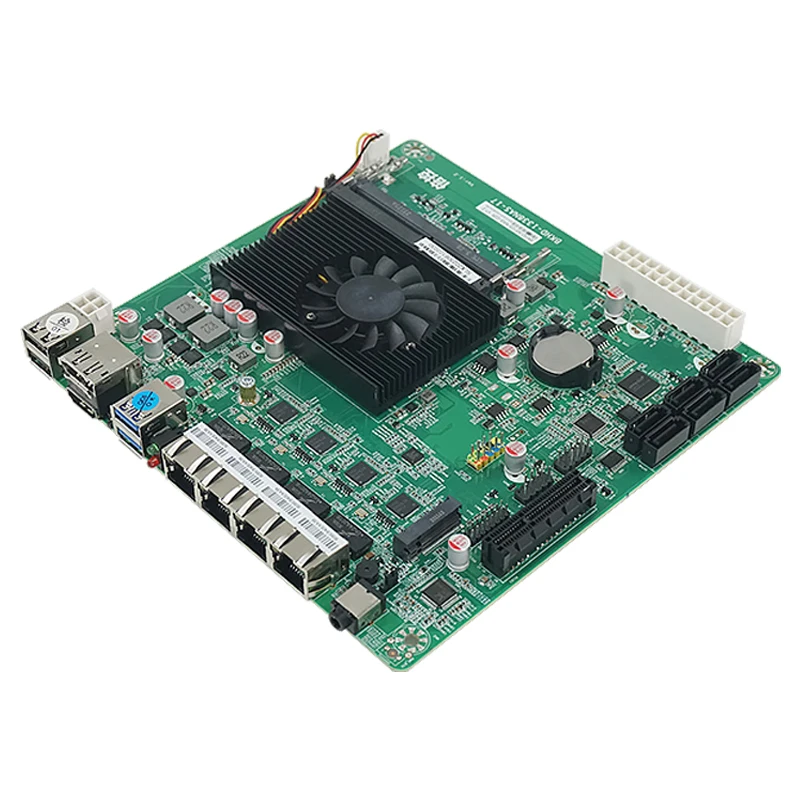 인텔 셀러론 N5105 6개 SATA3.0 2.5G NIC DDR4 미니 ITX 마이크로 17x17cm 소프트 라우팅 2개 DDR4 방화벽 기가바이트 NAS 메인보드