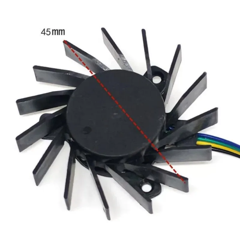 New Cooler Fan FIRSTD FD6010U12D Diameter 45mm 4-wire Graphics Card Cooling Fan