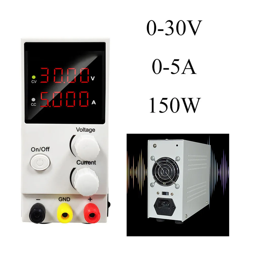 

Регулируемый импульсный источник питания K305D 30В 5А с LED-дисплеем для различных тестовых задач