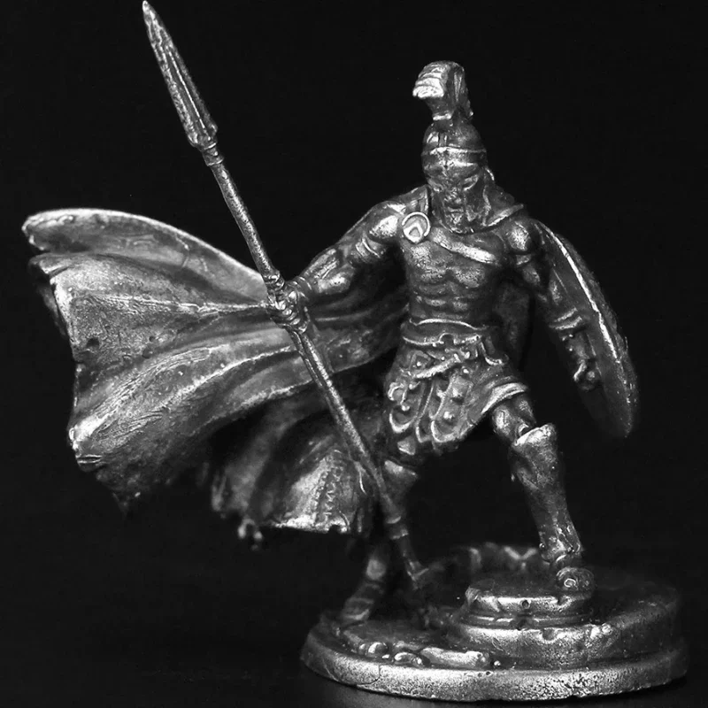 Pièces d'échecs de bureau en métal, accessoires miniatures de décoration, affaires militaires, soldat, modèle de jeu de société, figurines d'action, jouets de décoration