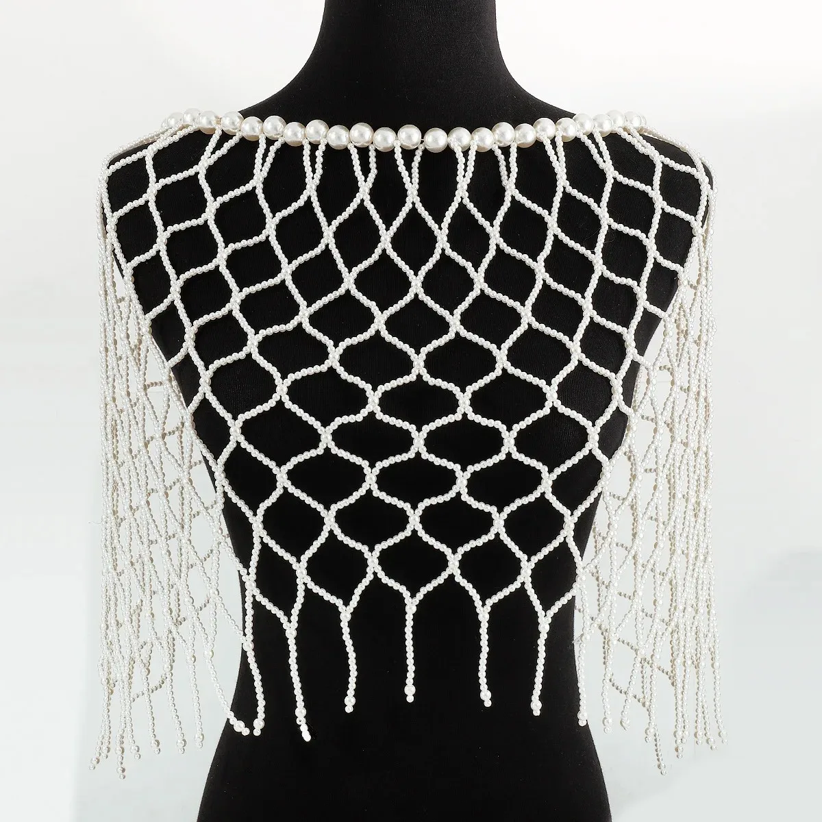 Sexy​ ​Pearl Body Bra Chain Lingerie Women Body Chain Festival Outfit Women Waist Chain Rave Festival Accessories Summer Bikini