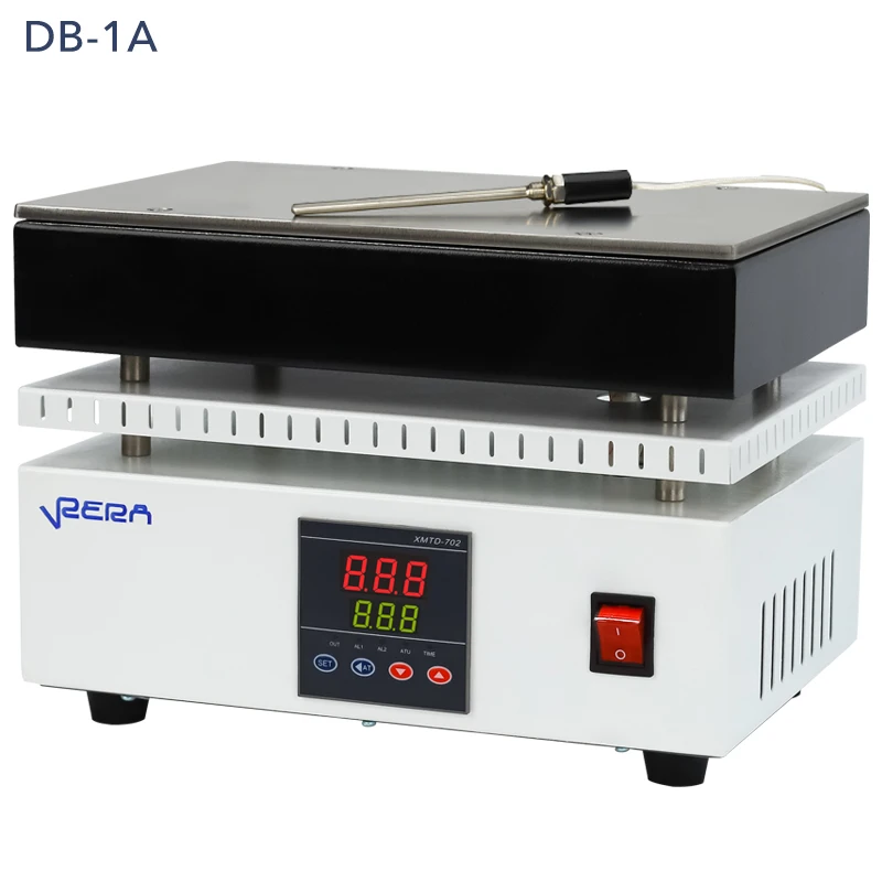 

Лабораторная цифровая электрическая плита из нержавеющей стали с регулируемым размером OEM и датчиком для измерения температуры для лаборатории