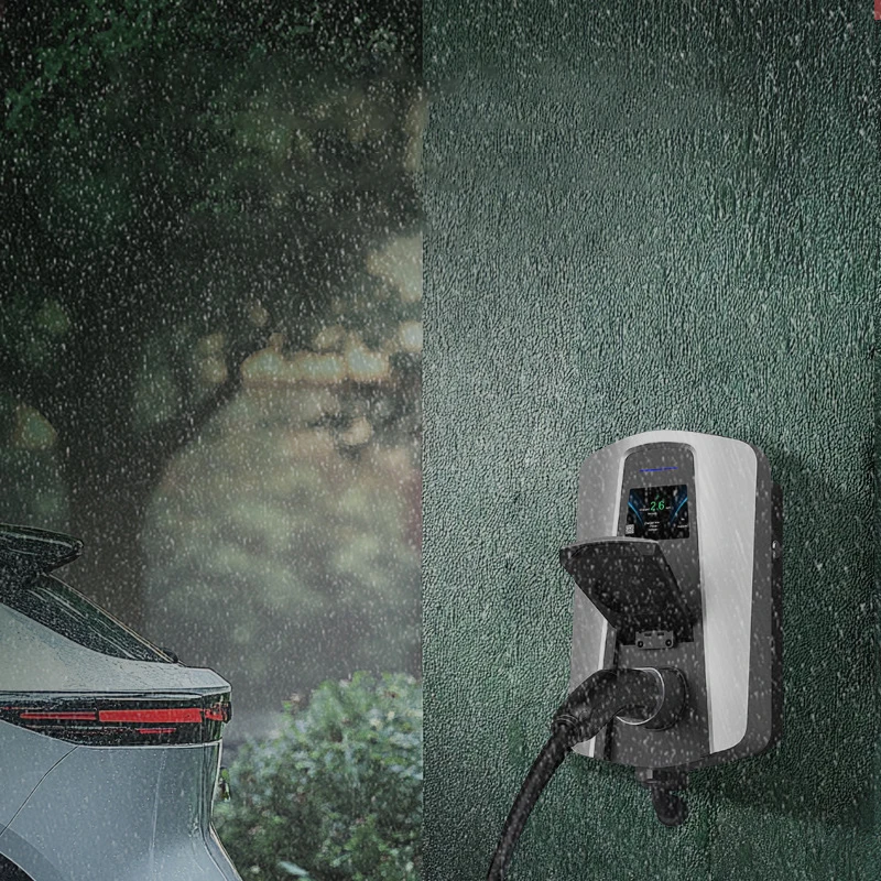 2025 حار بيع المستوى 2 مركبة كهربية الحائط محطة شحن السيارة للسيارات الكهربائية 7kw الصين Evse الوضع 3 #4