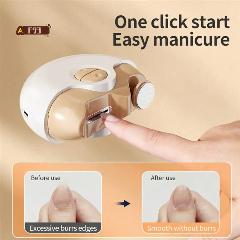 AF93-2In1 Elektrische Polieren Automatische Nagelknipser, Elektrische Nagelknipser, Nagelknipser Mit Nagel Chip Lagerung,