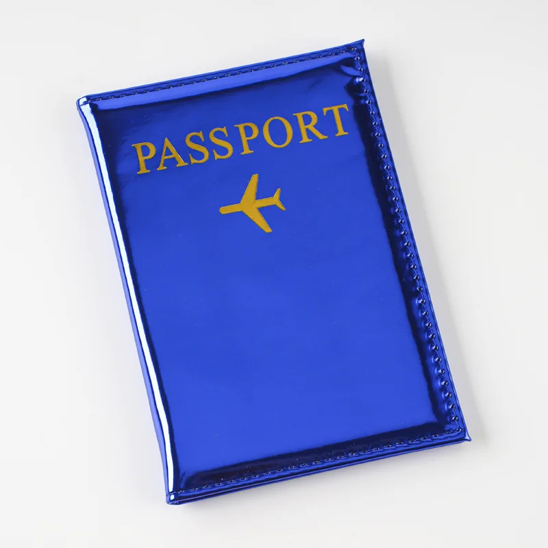 Women Men Passport Bank ID Card Holder Protector Cover Multifunctional Laser Passport Cover Travel ID Package Passport Package