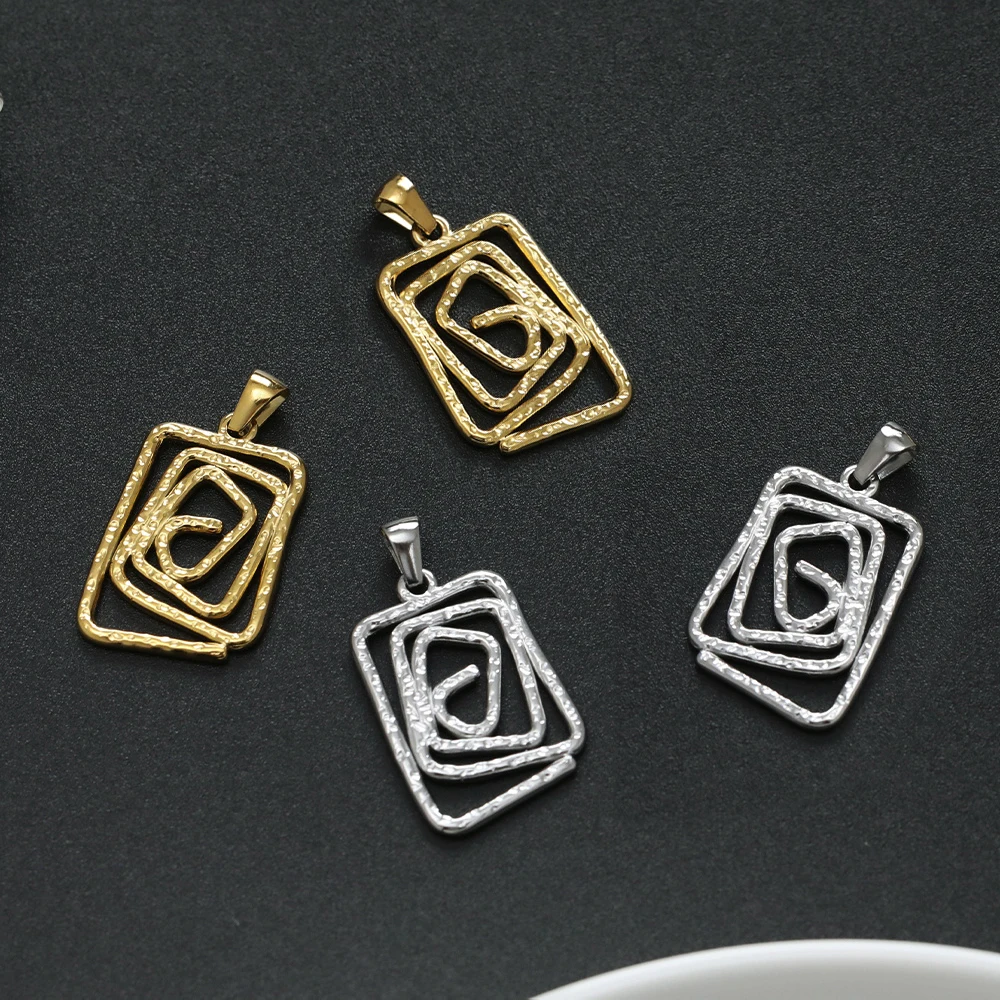 

Cordial Design 50Pcs 19*33MM Charms/Stainless Steel/Geometry Shape/Hand Made/Jewelry Findings/DIY Necklace Pendant #195160