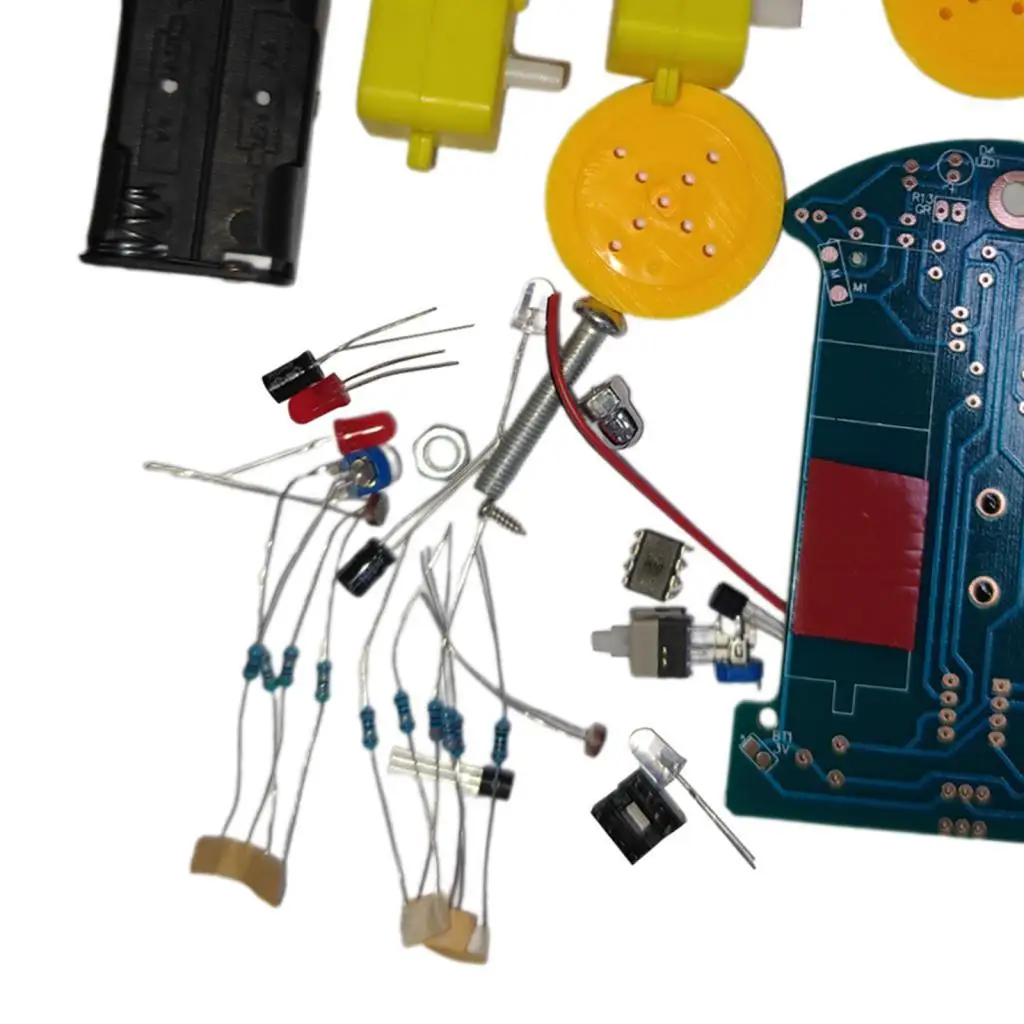 Smart Robot Car Reductiemotor Elektronische doe-het-zelf-chassiskit voor codeer- en robotietraining
