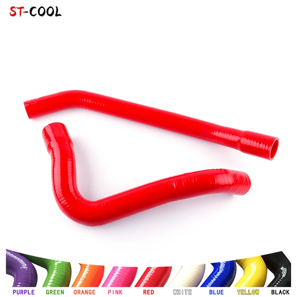 For Chevy Chevrolet Camaro Pontiac Firebird 5.0L TPI 1982-1992 1983 1984 1985 1986 87 Radiator Silicone Hoses Kit 2Pcs 10 Colors