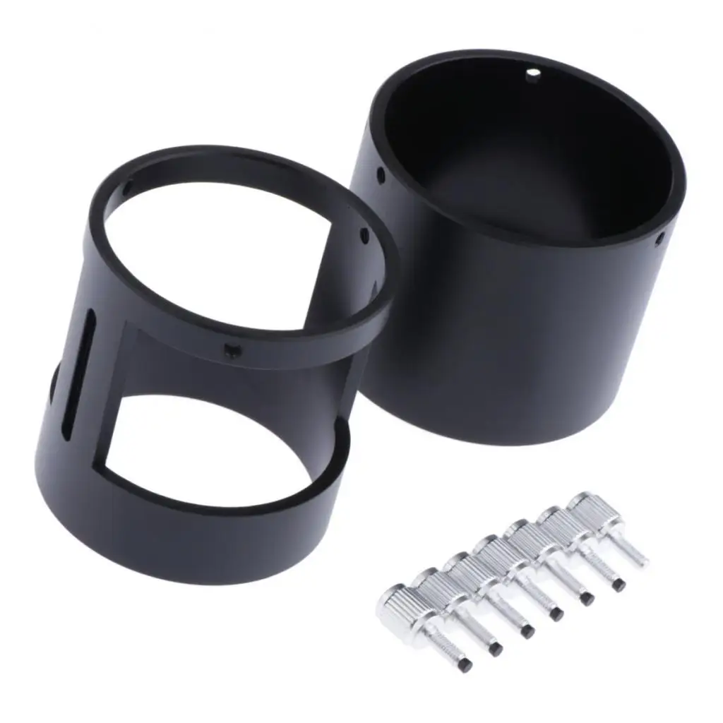 Kamera-Adapterring aus Aluminiumlegierung, hochpräzise schwarze Objektivhalterung für professionelle Kameraaufbauten