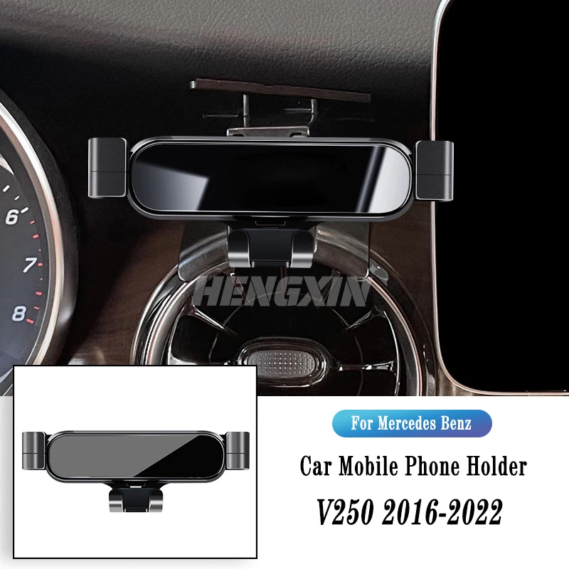 

Car Phone Holder For Mercedes-Benz V250 W447 2016-2022 Gravity Navigation Bracket Air Outlet Clip Bracket Rotatable Support
