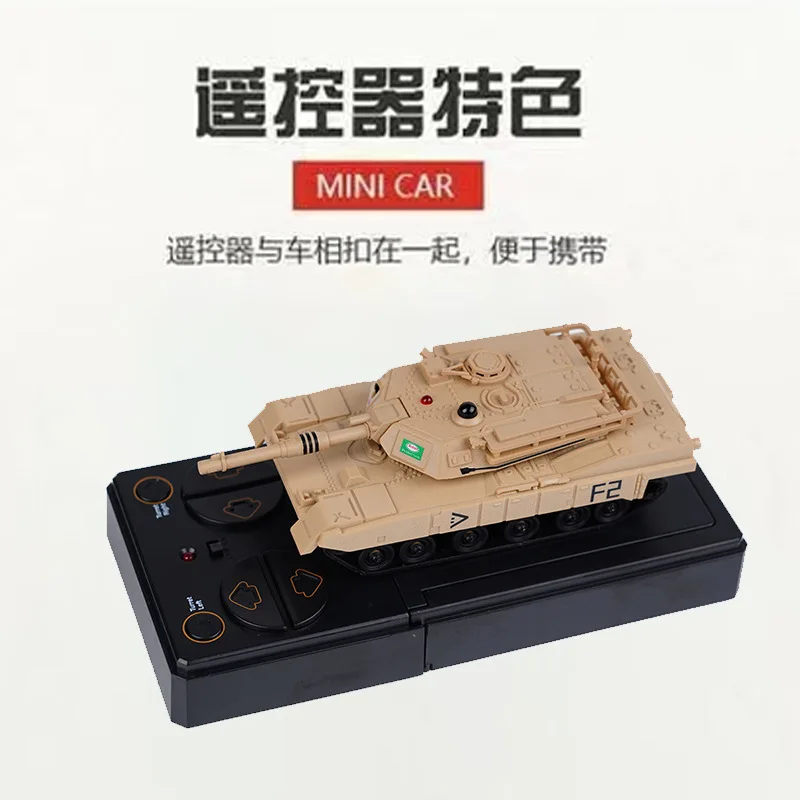 Nuovo 777-584 Mini RC Tank Combat Remote Control serbatoio cingolato modello di carro armato militare simulazione Tiger Tank giocattolo popolare Puzzle Toy Boy