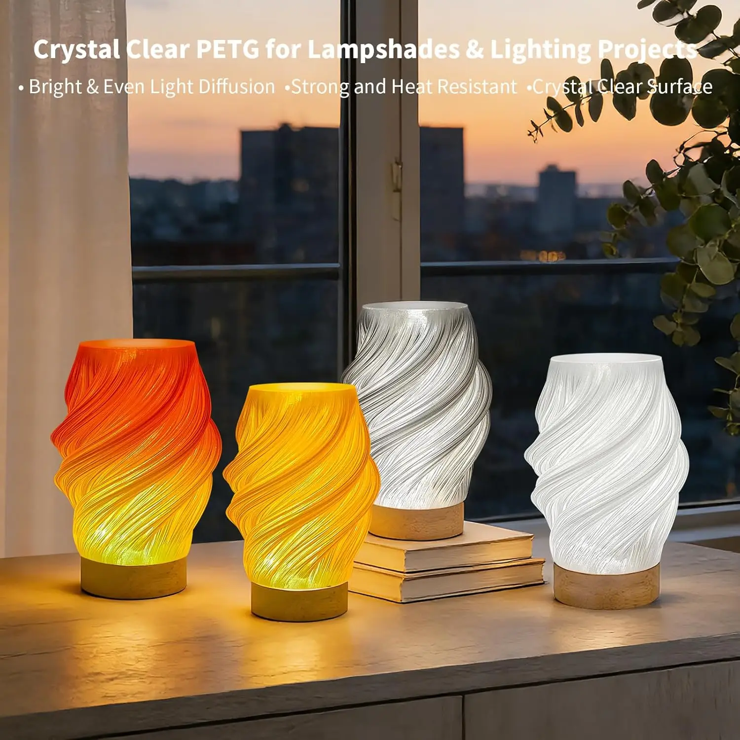 1,75 mm PETG Transparentes 3D-Drucker-Filament Material Verbrauchsmaterialien 250 g 1 kg PETG Transparentes 3D-Drucker-Material – Detail 4